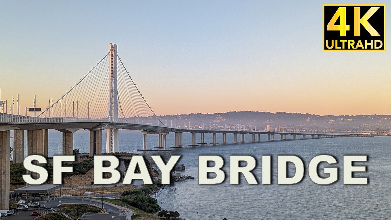 First time walking across the Bay Bridge pedestrian path | 4k Ultra Hd POV Tour [2024]