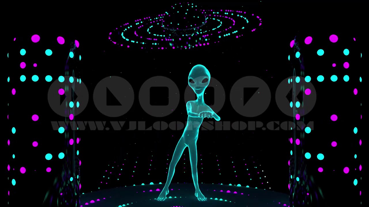 Dance Alien - VJ Loop Pack (4in1)