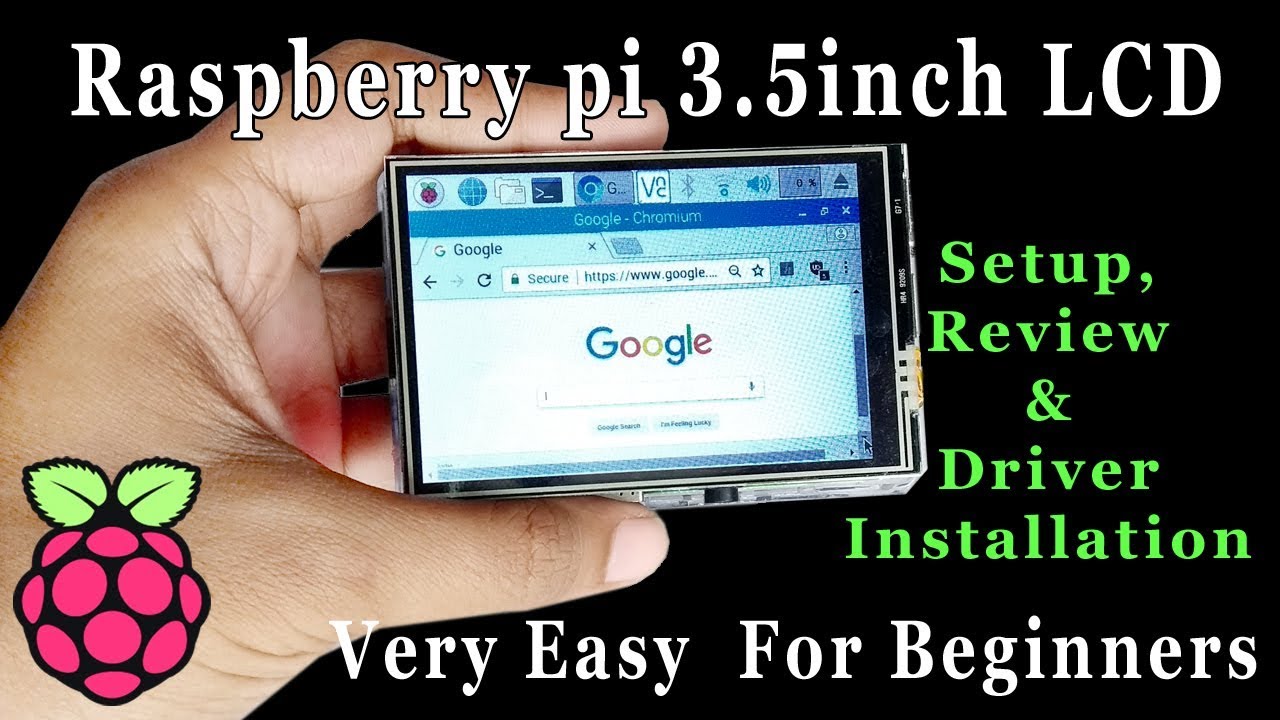 Raspberry pi 3.5 inch LCD screen | review| setup| installation driver
