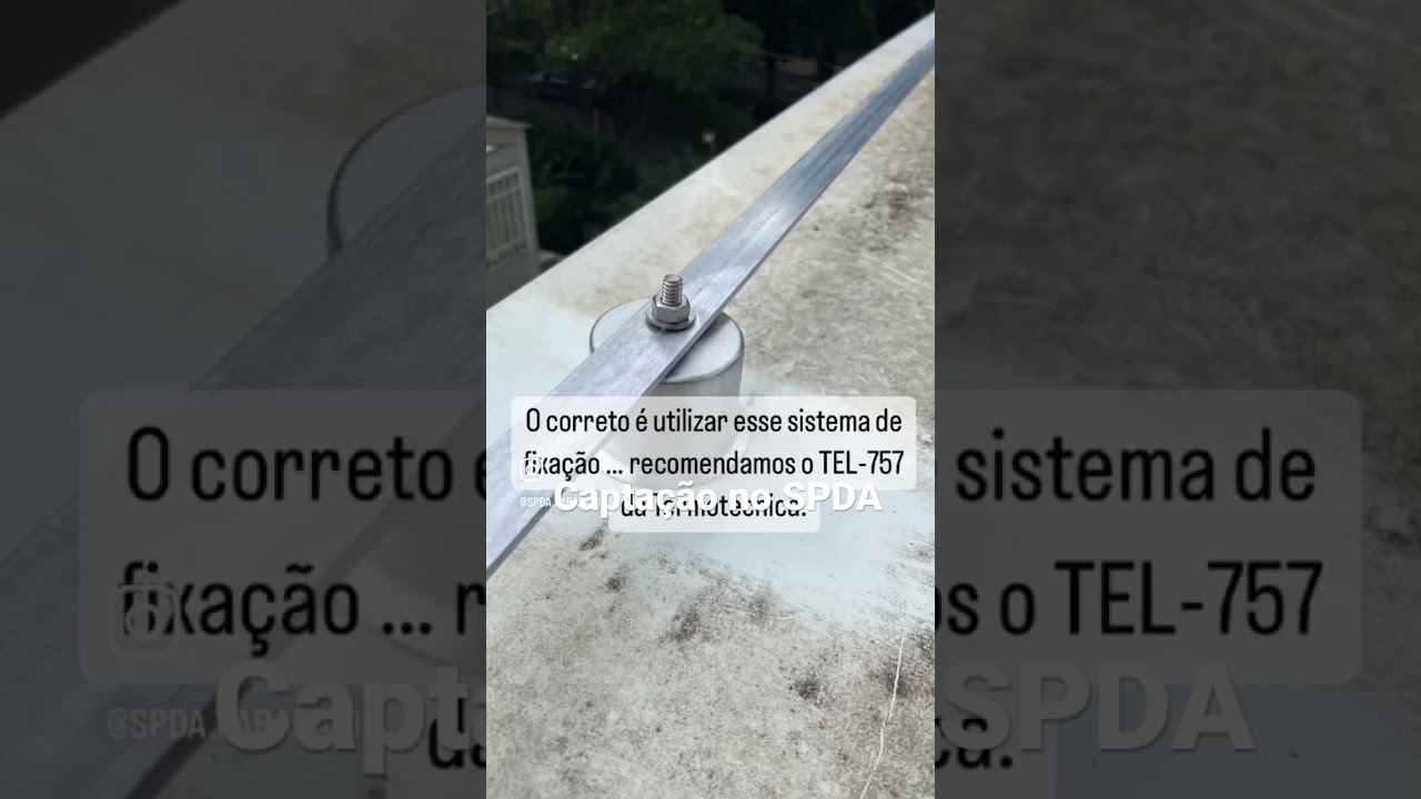 [PILHA GALV&Acirc;NICA] Capta&ccedil;&atilde;o SPDA.
