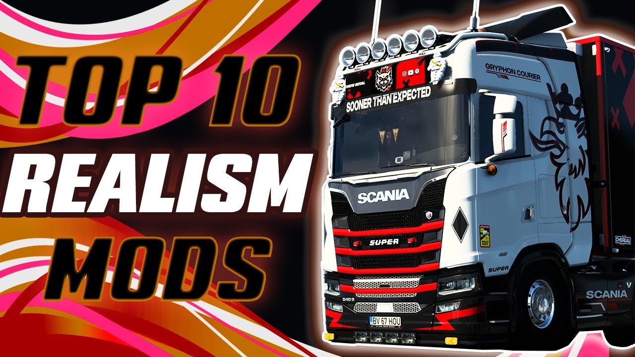ETS2 1.49 TOP 10 REALISTICS MODS