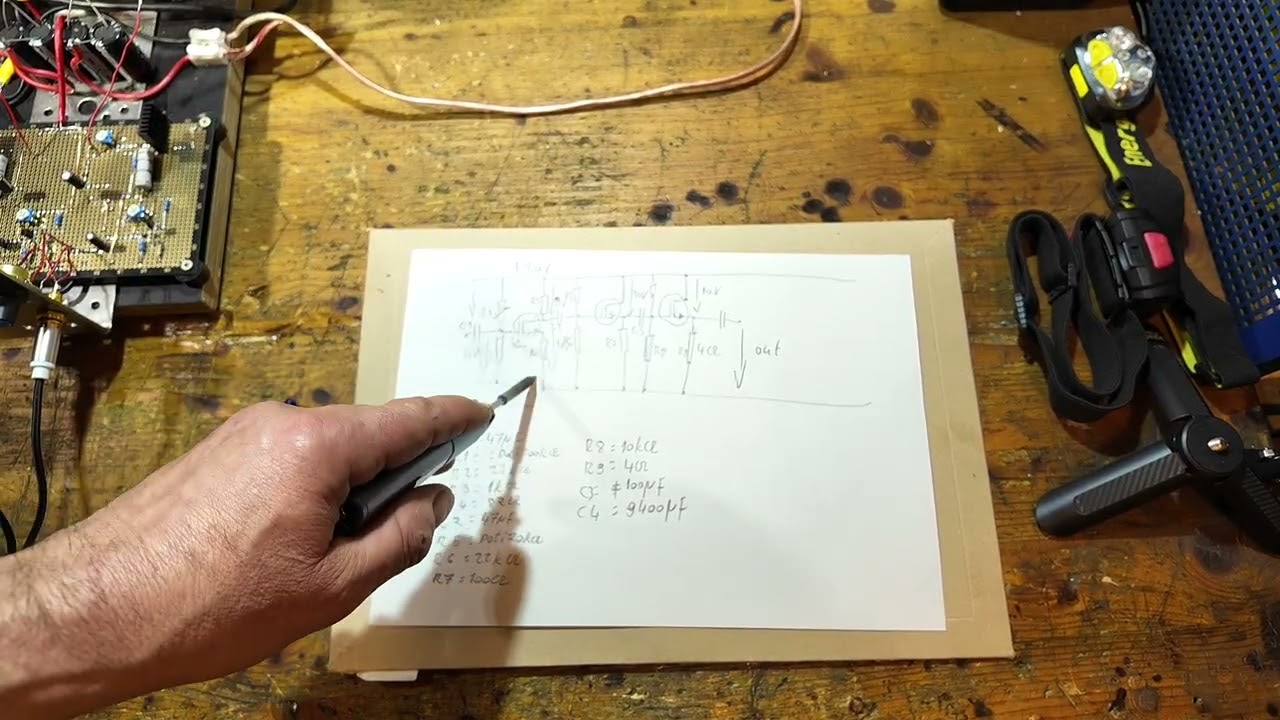 Aufbau und Dimensionierung eines einfachen Audio Verstärker in MOS Technik.