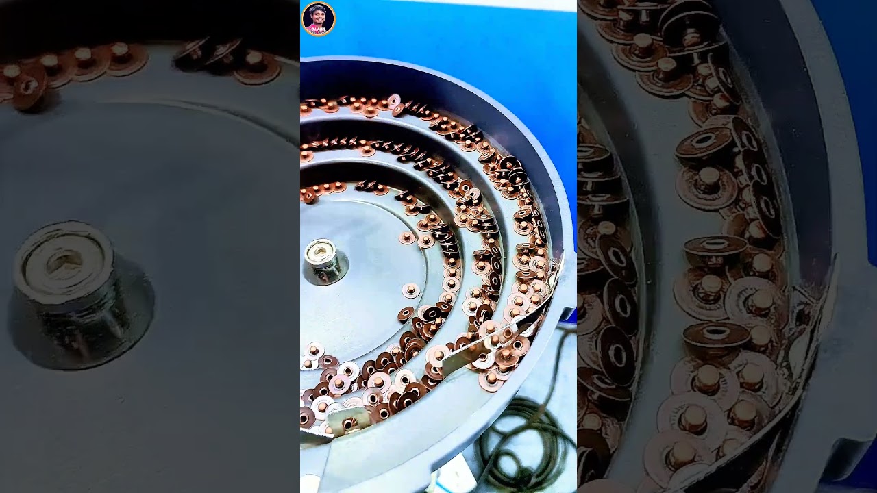 Auto Snap Button attaching machine || Blakk Lens Zone ||