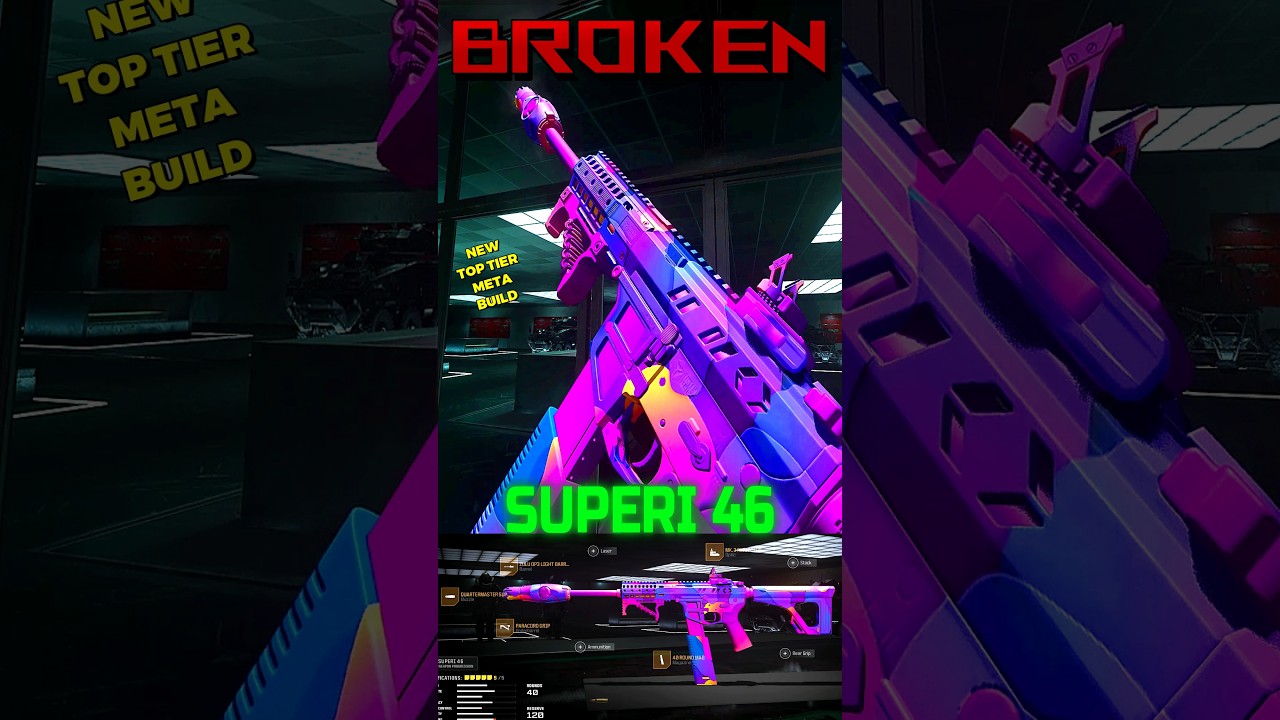 This *SUPERI 46* Build is BROKEN in WARZONE ⚡️ | Best Class Setup | META | MW3 | COD #shorts #viral
