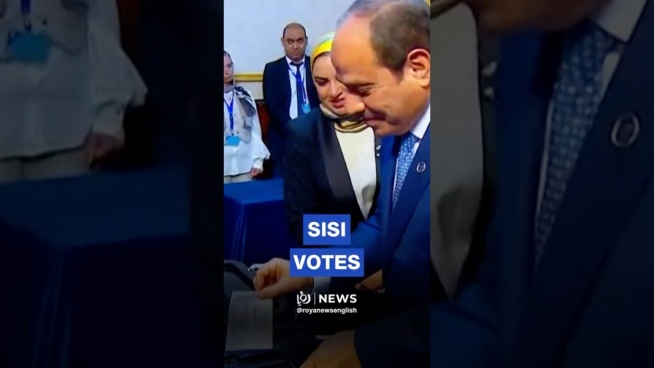 Egypt's Sisi casts his vote in parliamentary elections