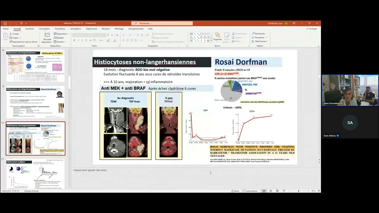 Webinaire épisode 5 : Les actualités et les défis des histiocytoses