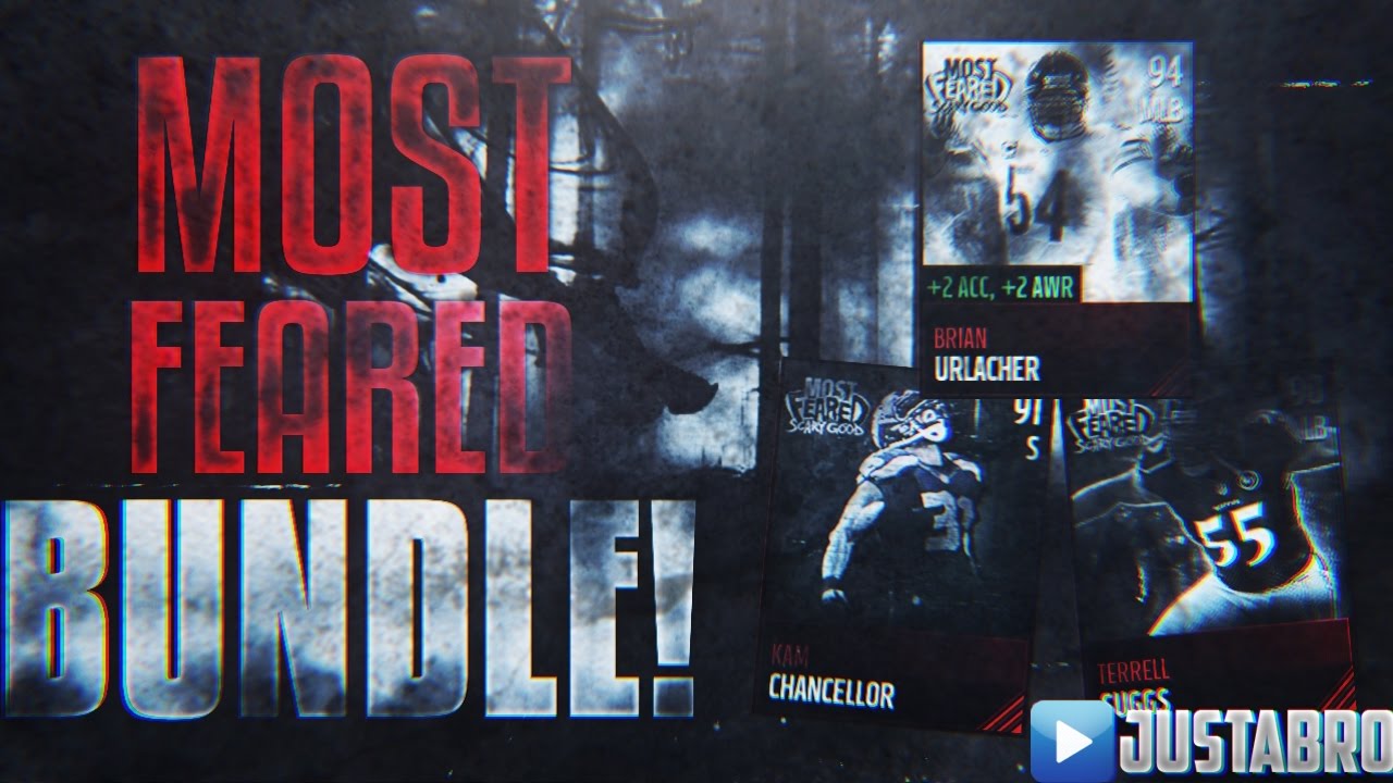 BEST PROMO EVER! INSANE MOST FEARED BUNDLE HYPE! Madden Mobile 17