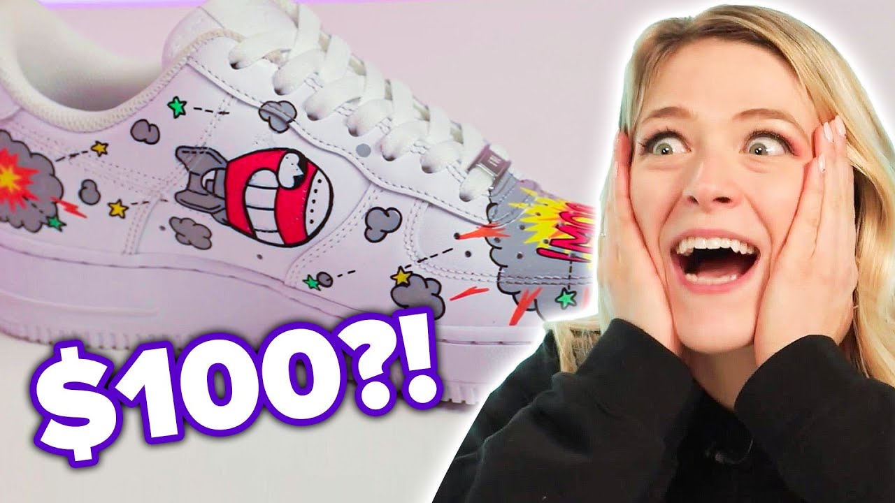 We Tried Custom Painting $100 Nerdy Nikes