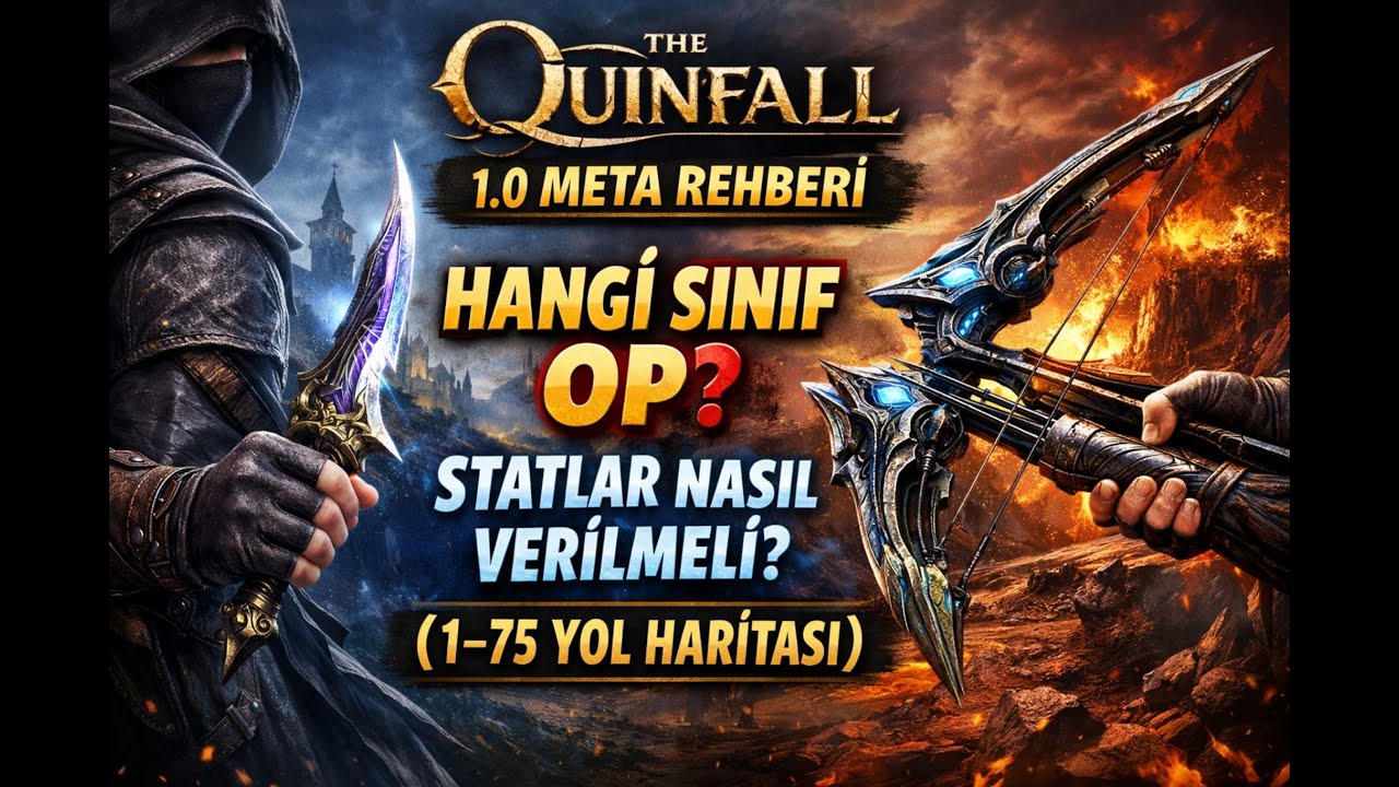 The Quinfall Başlangıç Rehberi 2026 !  LEVEL / STAT / SINIFLAR - 2 !