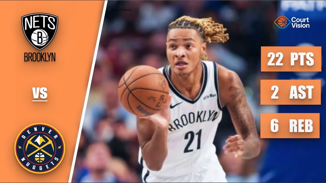 Noah Clowney - 22 Points, 2 Assists, 6 Rebounds vs Nuggets - 2025-26 Regular Season