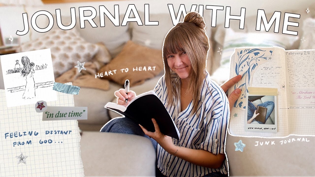 Journal with me or I’ll cry! 📓 faith chat, junk journal, gratitude list + lessons from miscarriages