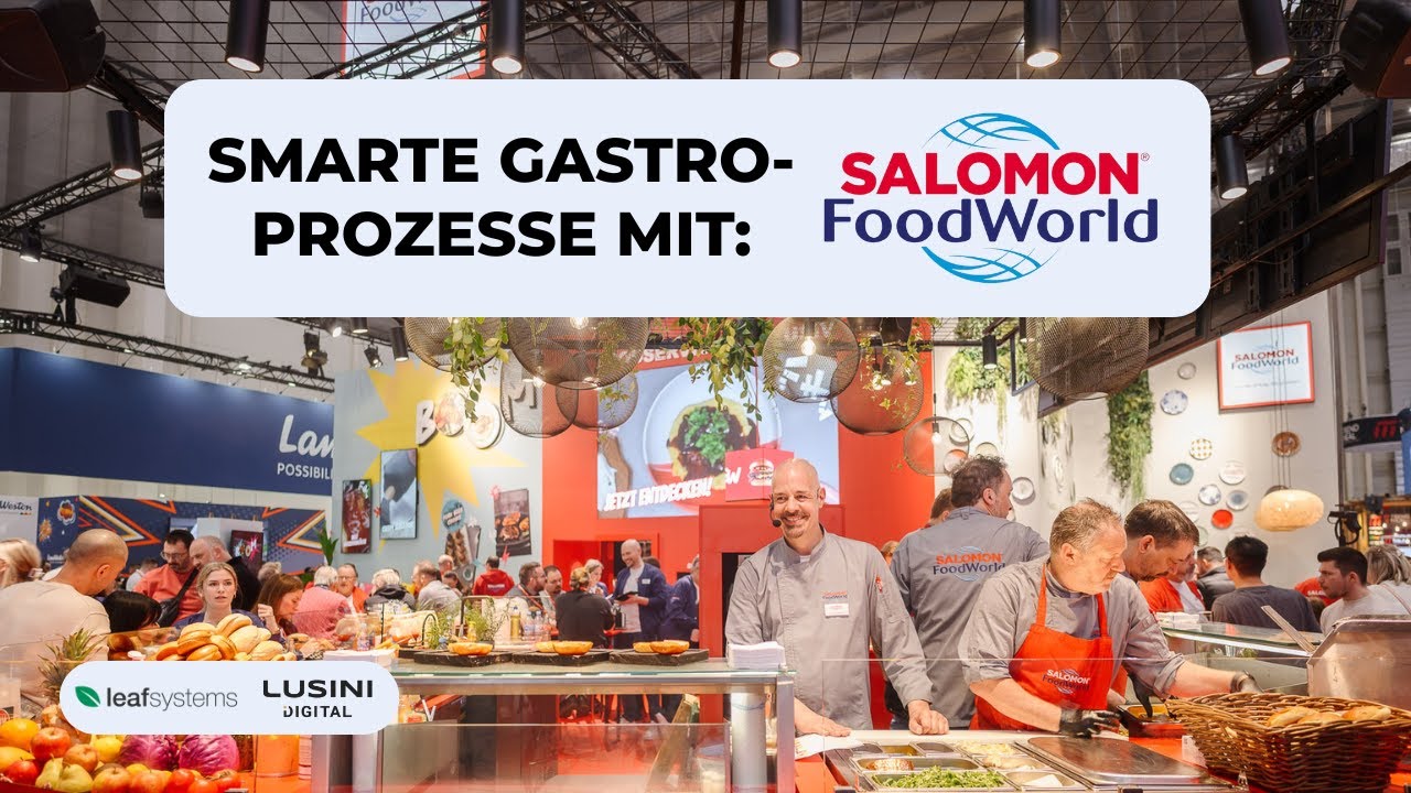 Digitaler Bestellprozess am Messestand – smarte Gastro-Prozesse mit Salomon FoodWorld