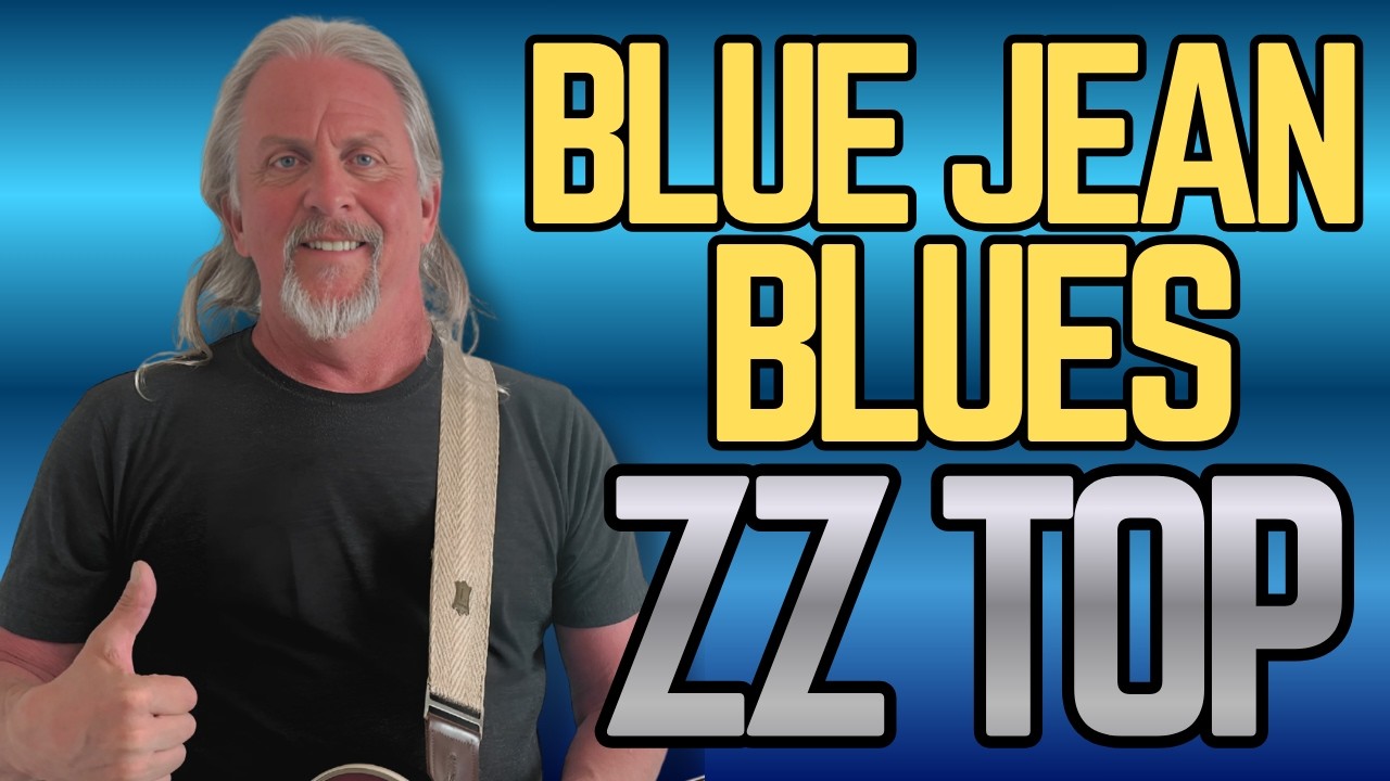 Блюз в стиле «Blue Jean» на гитаре | Урок игры на гитаре ZZ Top