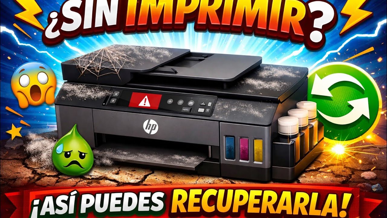 HP Smart Tank 750 sin imprimir? Así puedes recuperarla