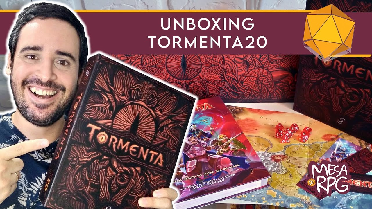 Unboxing: Tormenta 20 [Edição de Luxo]