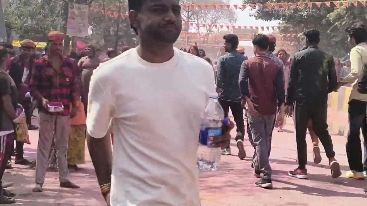 बरसाने की ब्रज की होली सखियों के साथ में धूम धड़ा कैसे दर्शन#visakha block 🙏🥰