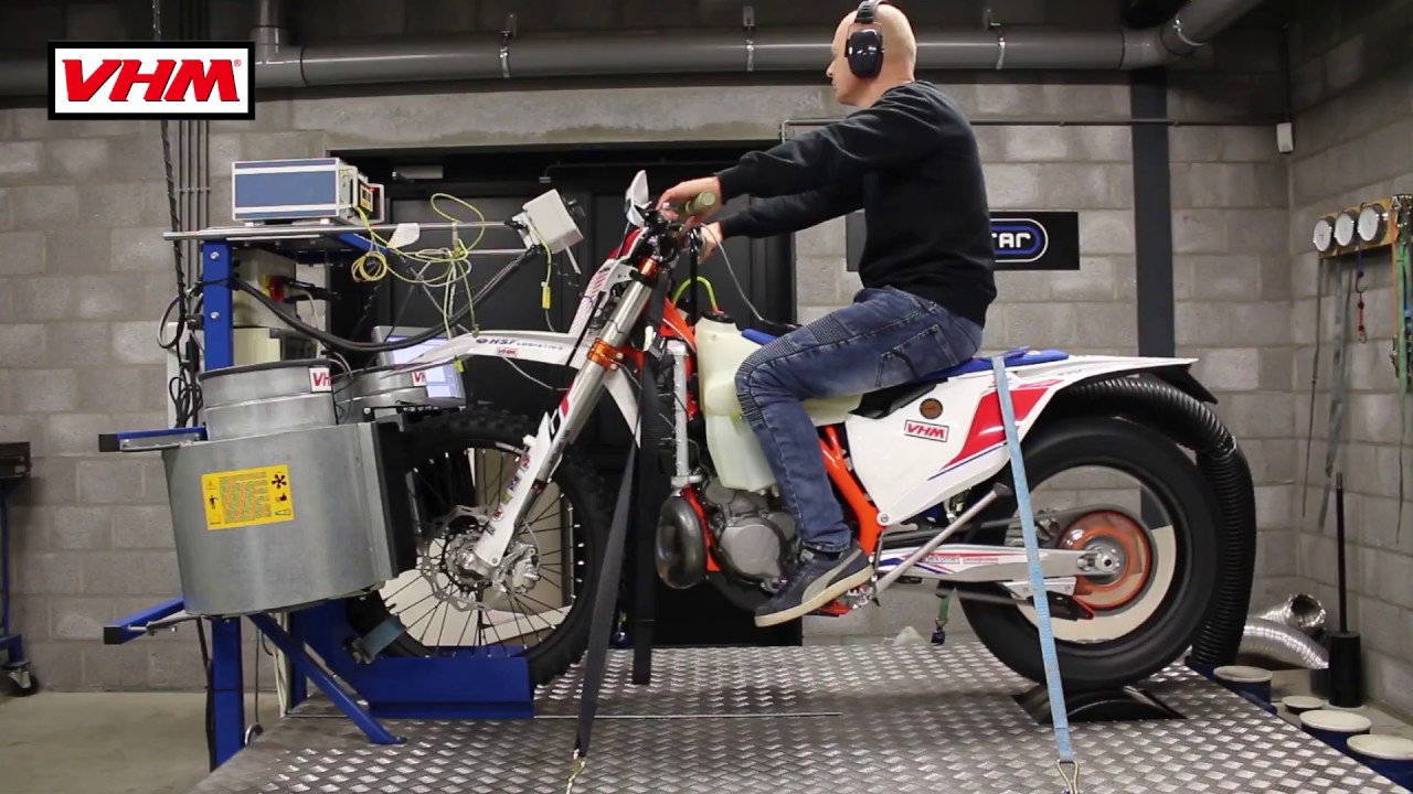 Dyno test VHM head and insert for KTM 300EXC TPI 2018 vs standard