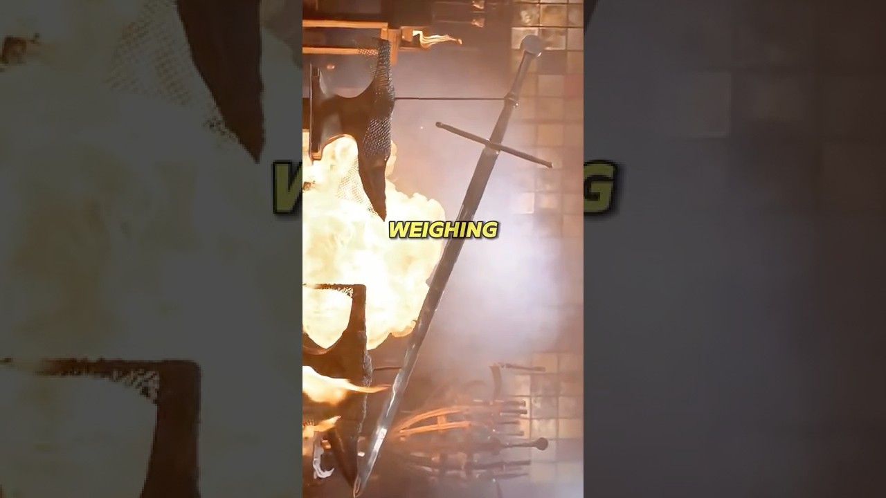 The Biggest Sword Ever Used in Battle is SCARY #history #sword #viral