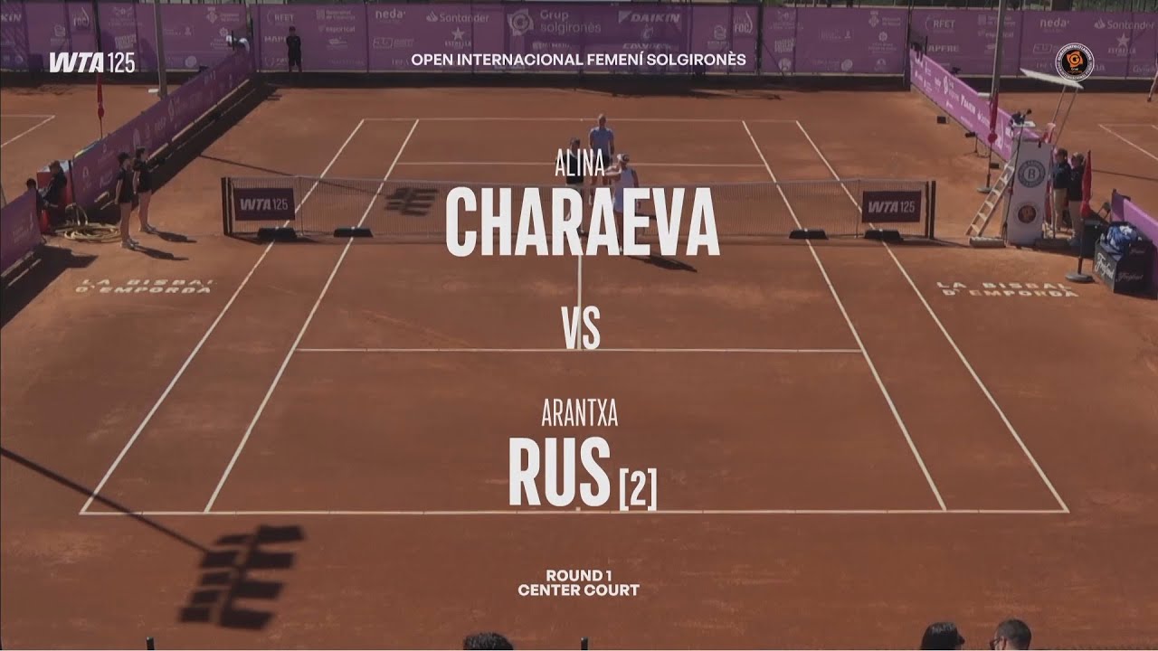 Alina Charaeva vs Arantxa Rus NED  -  HighLights