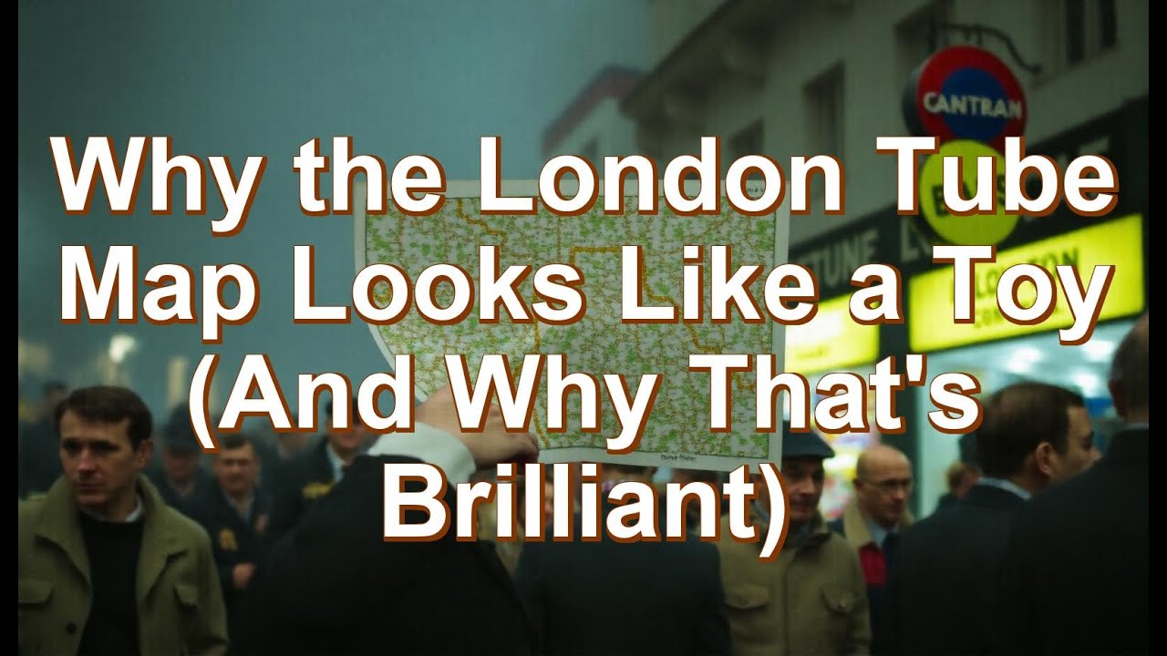 Why the London Tube Map Looks Like a Toy (And Why That's Brilliant)
