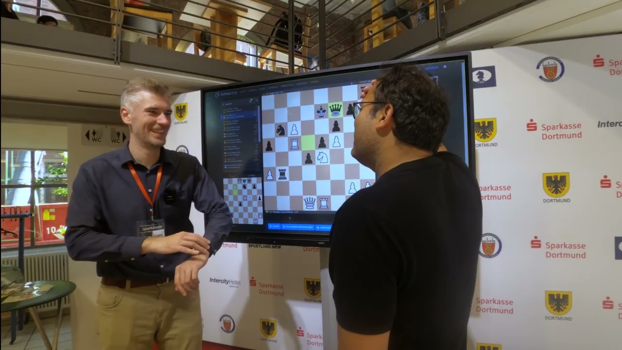 GM Surya Ganguly with a fantastic game against the Najdorf Sicilian | Game Analysis Dortmund