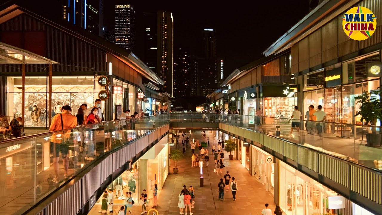 Walk China 4K - Taikoo Li Chengdu Walking at Night