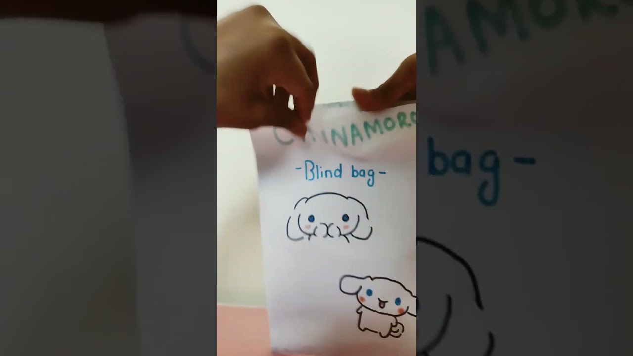 Cinnamoroll Blind bag ... #diy  #Cinnamoroll #Shruti's life