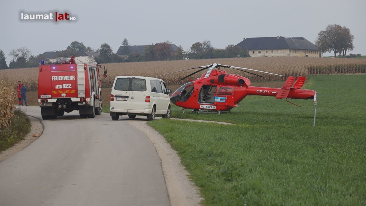 Schwerverletzter bei landwirtschaftlichem Unfall in Ried im Traunkreis