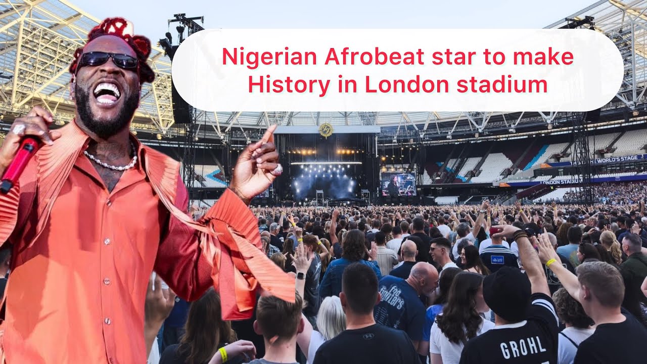 Nigerian Afrobeat Star to make History at London Stadium. No Ghana or South African artist can do it