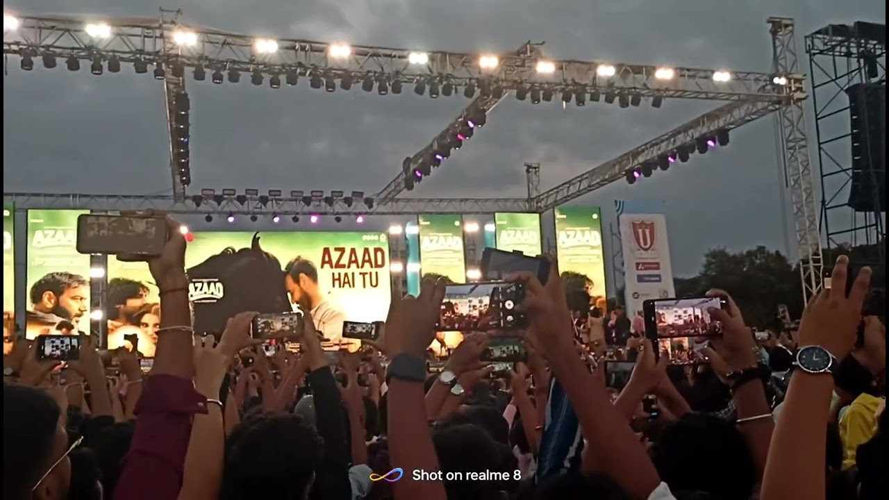 6thDAV UNITED FESTIVAL Bhubaneswar Ajay Devgan on stage