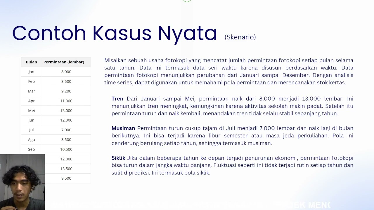 Statistika - Penerapan Moving Average dan Exponential Smoothing