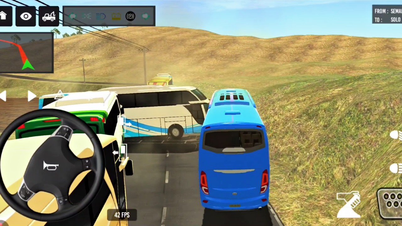 BUS SIMULATOR INDONESIA|| Bus Driving👮‍♂️| City euro Coach bus Simulator 🔥 Android Gameplay Bus 2026