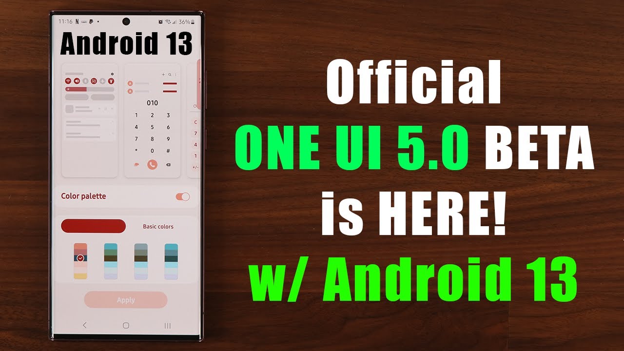 Official Samsung One UI 5.0 Beta is HERE! - How To Install and Eligible Devices