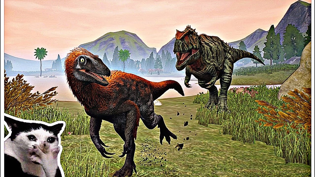 🌟PLAYING AS SOLO MEGARAPTOR IS SCARY (THE CURSED ISLE)