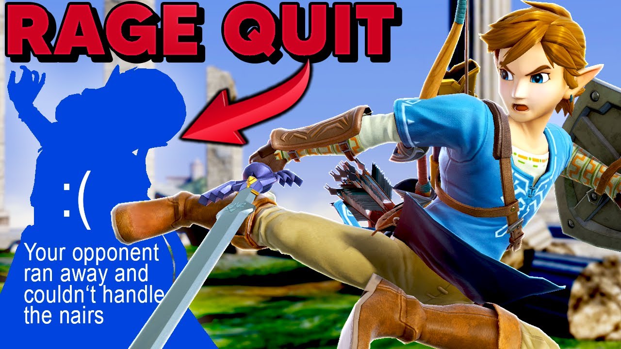 This player RAGE QUIT in the middle of my combo