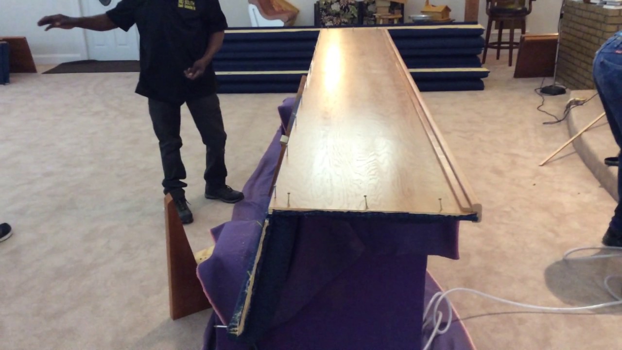 Church Pew Assembly by Mid South Church Construction, Inc.