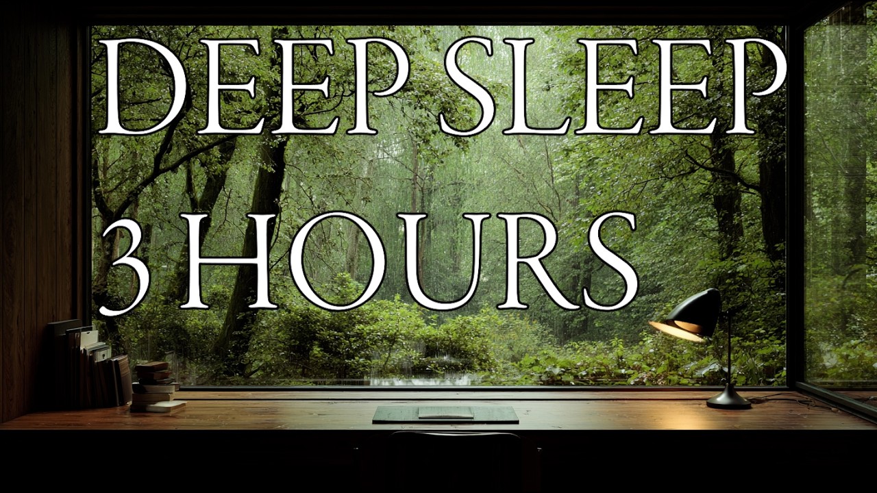 Relaxing today 🌿 3 hours in a spring rainforest | The atmosphere of a luxurious study