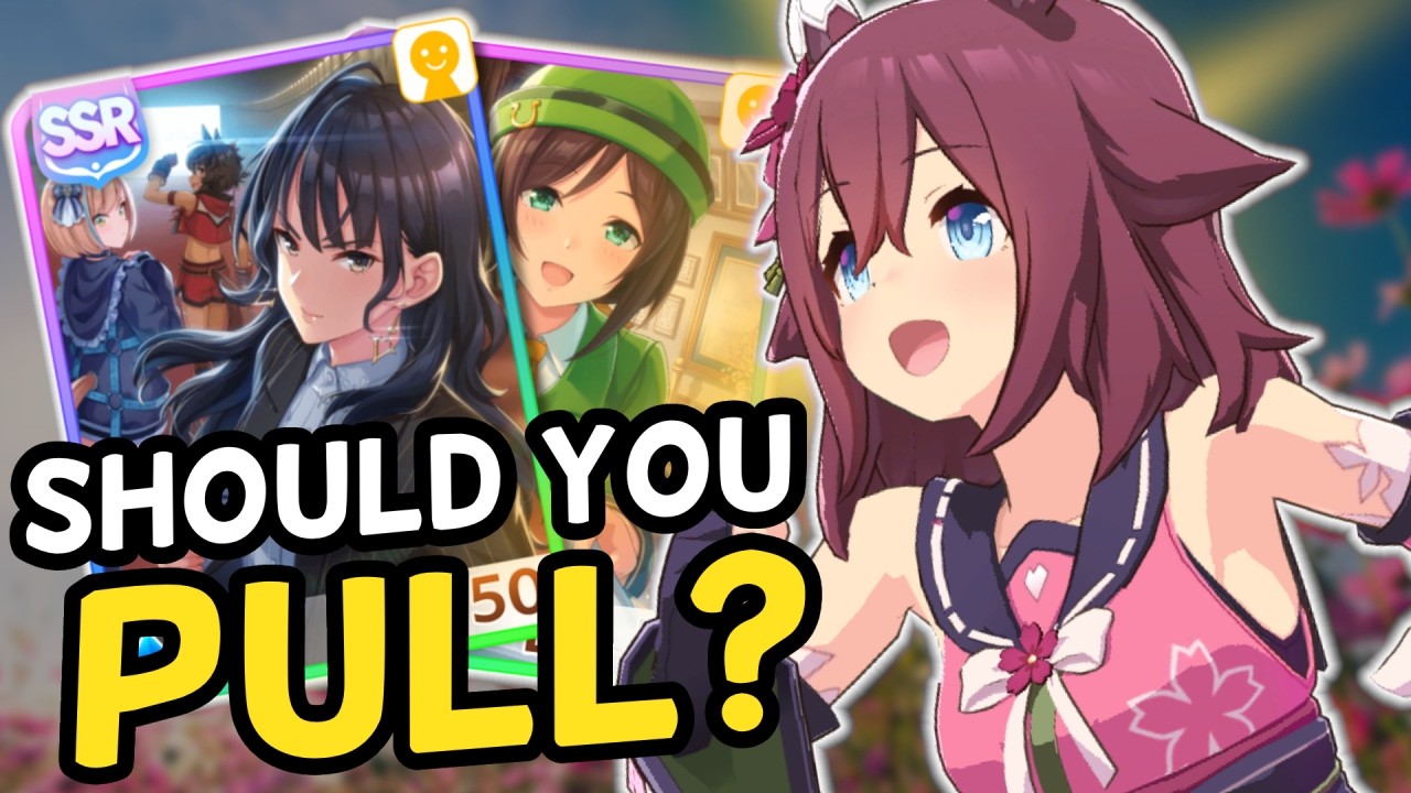 Should You Pull? Sakura Chiyono O and SSR Tazuna Hayakawa Riko Kashimoto Banner | Umamusume