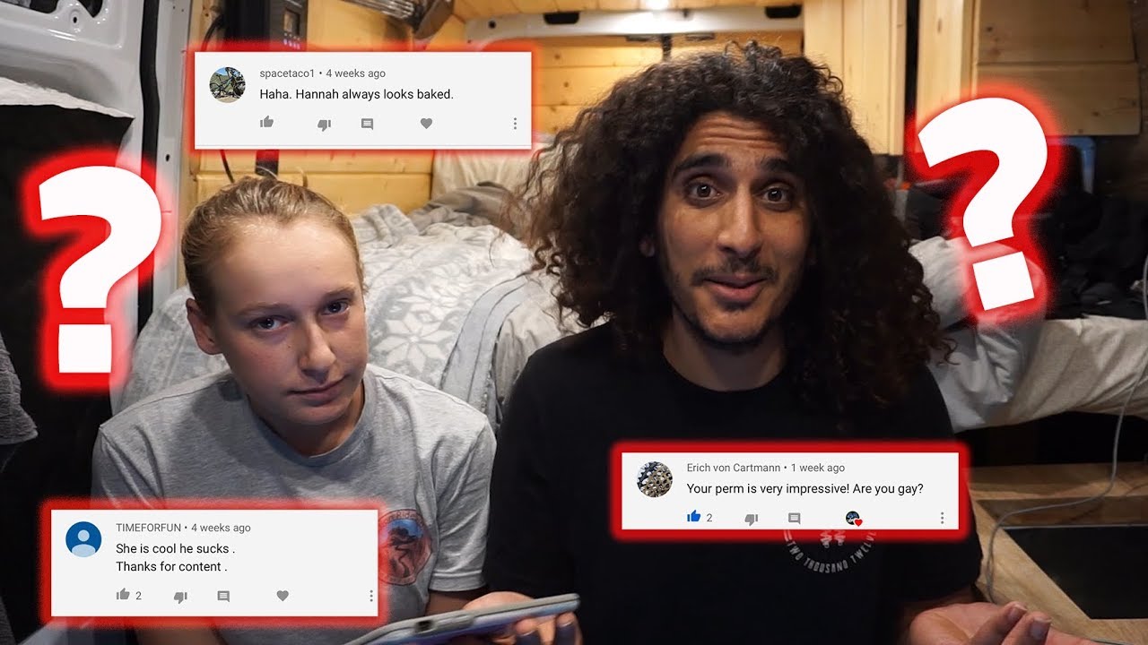 Reading Hate Comments (AWKWARD)