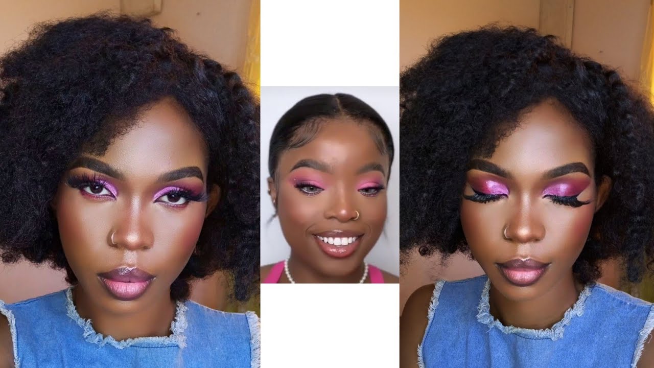 Recreate with me🤭💉✨, Ep1.  I Recreated Toni olaoye's Makeup look 💣💄😍 #makeup #eyemakeup #beautytips