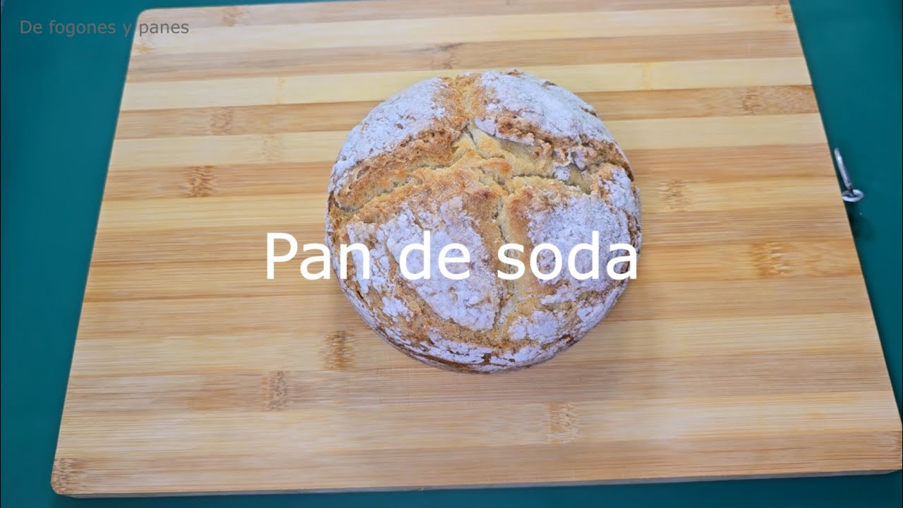 Pan de soda, sencillísimo y rico pan que se hace sin amasar y en un momento