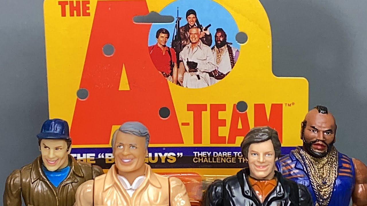 The A Team Figures.. By Galoob.. 1983.. 👍😎👍
