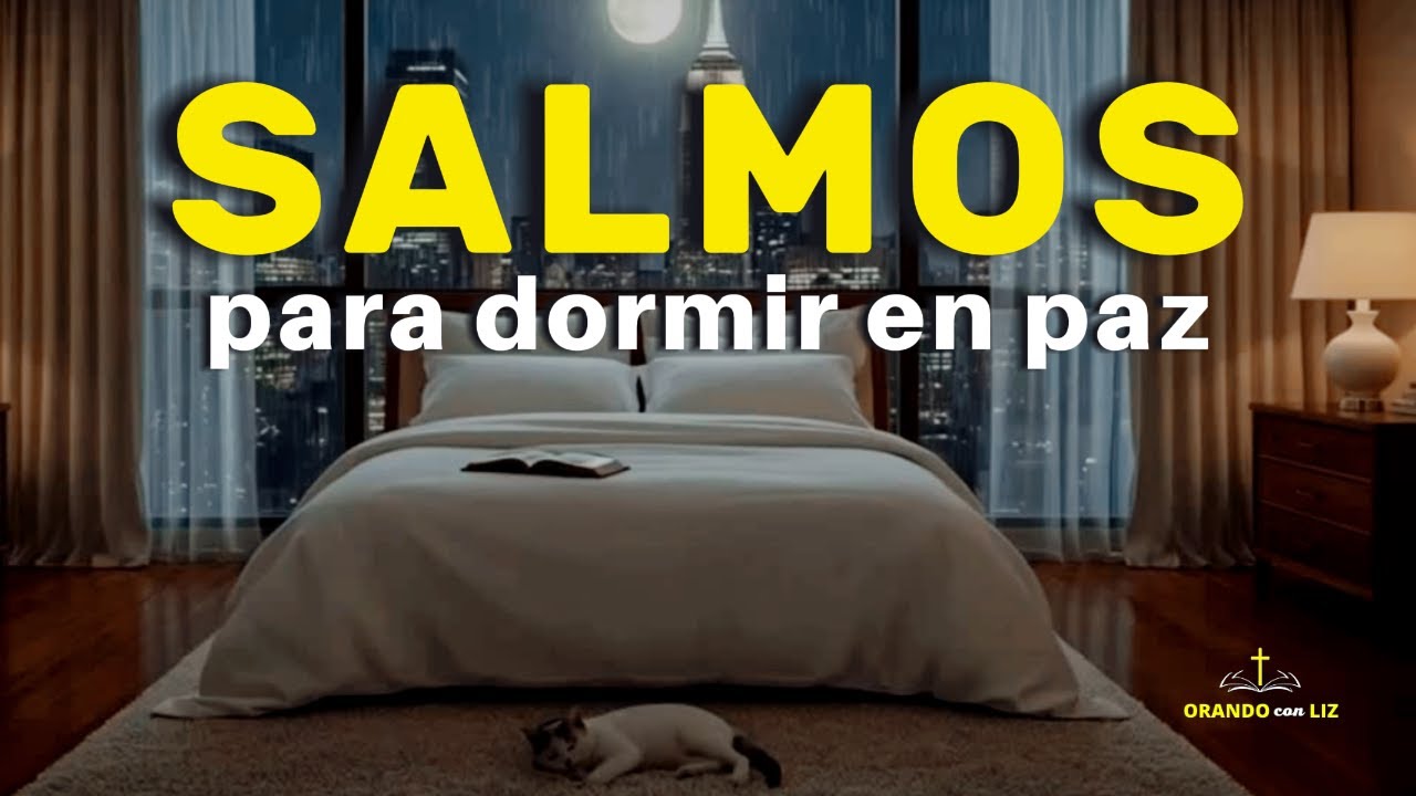 Salmos para dormir | Reina Valera 1960 | Sonido de lluvia | Salmos