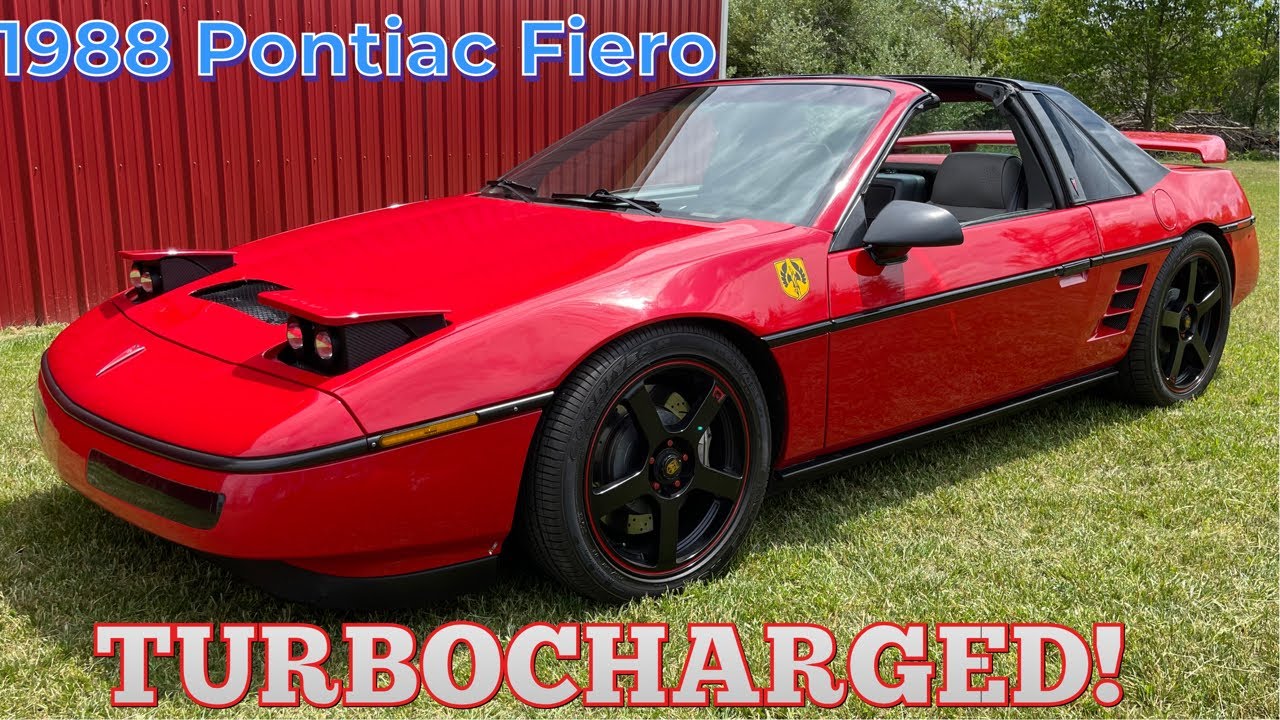 Pontiac Fiero Coupe 1988 года: С ТУРБОНАДДУВОМ!!!!