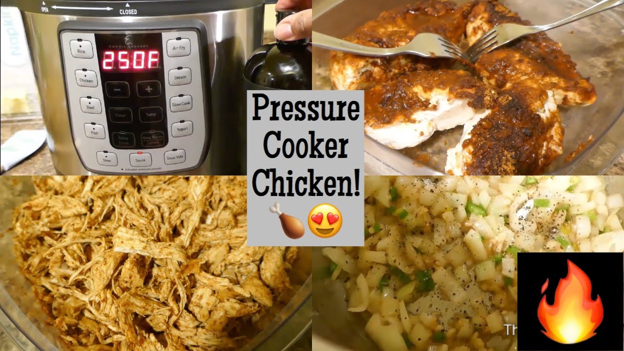 Emeril Lagasse Pressure Cooker Chicken Breast | Instant Pot Chicken Pressure AirFryer Plus Recipes
