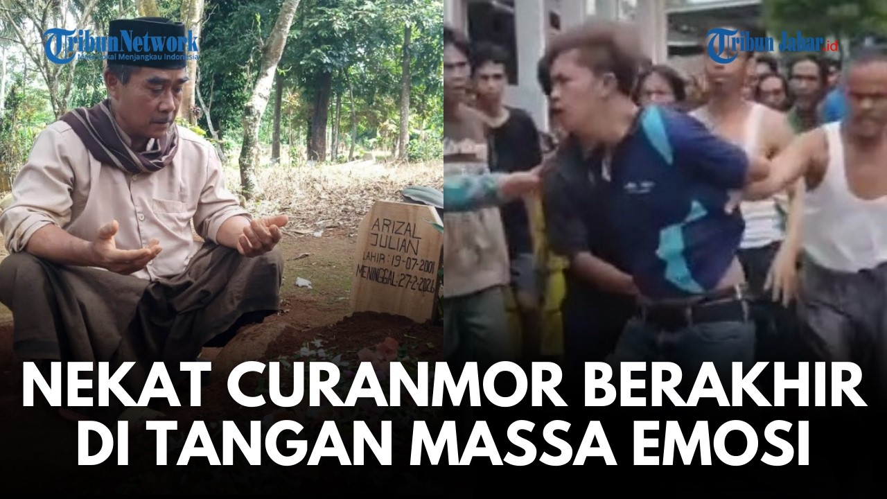 CURANMOR BERNASIB DUKA! Dugaan Curanmor di Purwakarta, Satu Pelaku Berakhir usai Dihakimi Massa