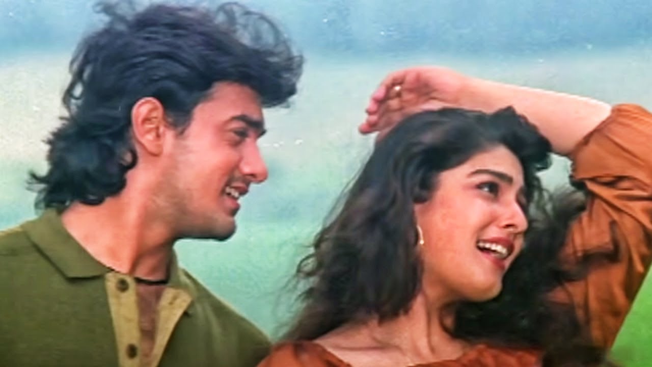 फूलो के इस शहर में HD - परंपरा - आमिर खान, रवीना टंडन - अभिजीत भट्टाचार्य, लता मंगेशकर - Old Is Gold