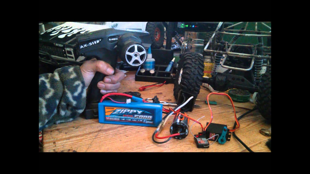 HOW TO: Program Axial AE-2 ESC WITHOUT Castle Link using your radio