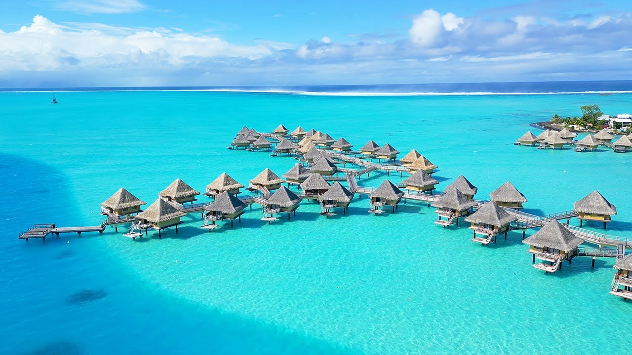 Beautiful Drone Footage of Bora Bora