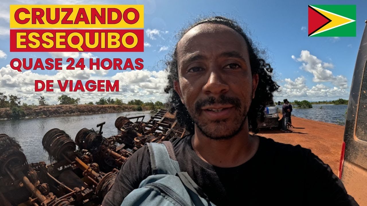 COMO É A VIAGEM ENTRE GEORGETOWN E LETHEM (Volta ao Brasil por Bonfim/Roraima)